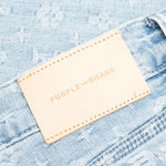 P001 - Light Indigo Bleach Jaquard Monogram