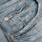 Purple Denim P001 - Light Indigo Iridescent Pearl