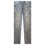 Purple Denim P001 - Light Indigo Pant Grey Coated