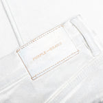 Purple Denim P001 - Worn White Iridescent Pearl