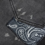 P002 - Bandana Patch Pocket Black