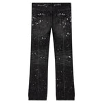 Purple Denim P004 - Super Faded Black Boot