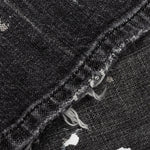 Purple Denim P004 - Super Faded Black Boot