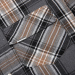 Quilted Flannel Shirt - Grey Check