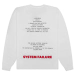 Lawrence L/S Tee - White System Failure