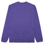 Girl In Red Destroyed Crewneck Sweater - Purple