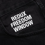 Slim Fit Denim Pant w/Picture Patch - Black