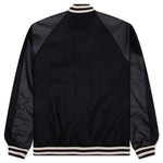 Raglan Varsity Jacket - Black