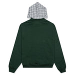 Checker Hooded Sweatshirt - Khaki