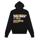 Collapsed Face Hoodie - Black