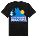 Records S/S Tee - Black