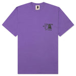 Space Bass S/S Tee - Dusty Purple