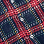 Rebuild by Flannel Shirt 7 Cuts Shirt - Navy/Scarlet