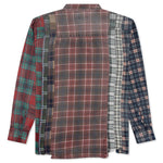 Rebuild by Flannel Shirt 7 Cuts Shirt / Reflection - Burgundy/Orange