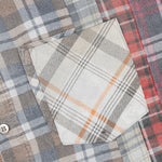 Rebuild by Flannel Shirt 7 Cuts Shirt / Reflection - Rural Brown