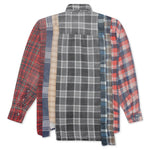 Rebuild by Flannel Shirt 7 Cuts Shirt / Reflection - Triple Grey