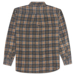 Rebuild by Flannel Shirt Ribbon Shirt - Brownish/Navy
