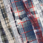 Rebuild by Flannel Shirt Ribbon Shirt - Navy/Red