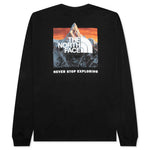 Red Box NSE L/S Tee  - Black/Photo