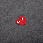 Red Emblem S/S Polo Neck - Grey