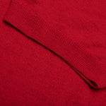 Red Emblem S/S Polo Neck - Red