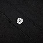 Red Emblem S/S V Neck Cardigan - Black