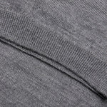 Red Emblem S/S V Neck Cardigan - Grey