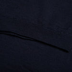 Red Emblem S/S V Neck Cardigan - Navy