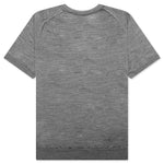 Red Emblem S/S V Neck Sweater - Grey