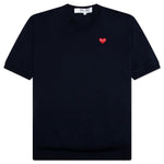 Red Emblem S/S V Neck Sweater - Navy