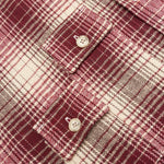 Cargo Pocket Flannel Shirt - Red