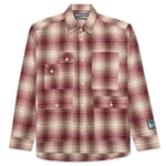 Cargo Pocket Flannel Shirt - Red