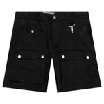 Cotton Cargo Shorts - Black
