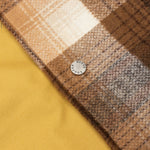 Flannel Lined Cotton Canvas Cargo Jacket - Hotshot Yellow