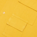 S/S Cotton Cargo Button Down Shirt - Yellow