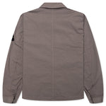 Regular Fit Overshirt - Dove Grey