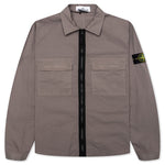 Regular Fit Overshirt - Dove Grey