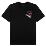 College T-Shirt - Black