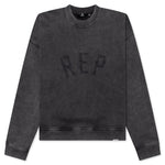 Red Applique Sweater - Vintage Black