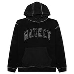 Reverse Arc Hoodie - Washed Black