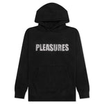 Rhinestone Impact Hoodie - Black