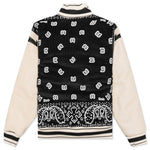 Bandana Bomber Jacket - Black/White