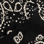 Bandana Print Swim Short - Black/White