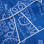 Bandana Track Shirt - Blue