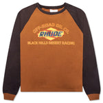 Black Hills L/S Raglan Sweatshirt - Camel/Black