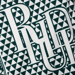 Card Print Swim Trunk - Green/White