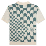 Cashmere Racing Polo - Light Blue
