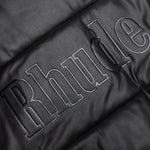 Embossed Puffer Jacket - Black