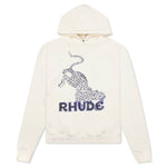 Leopard Hoodie - Vintage White