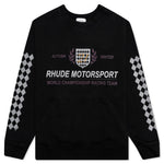 Motor Crest Crew - Black